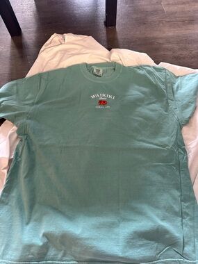 Comfort Colors Waikiki Tee in Seafoam